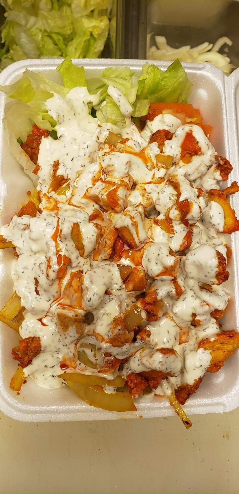 Order Mixed Gyro Platter food online from Crown Chicken store, Vineland on bringmethat.com