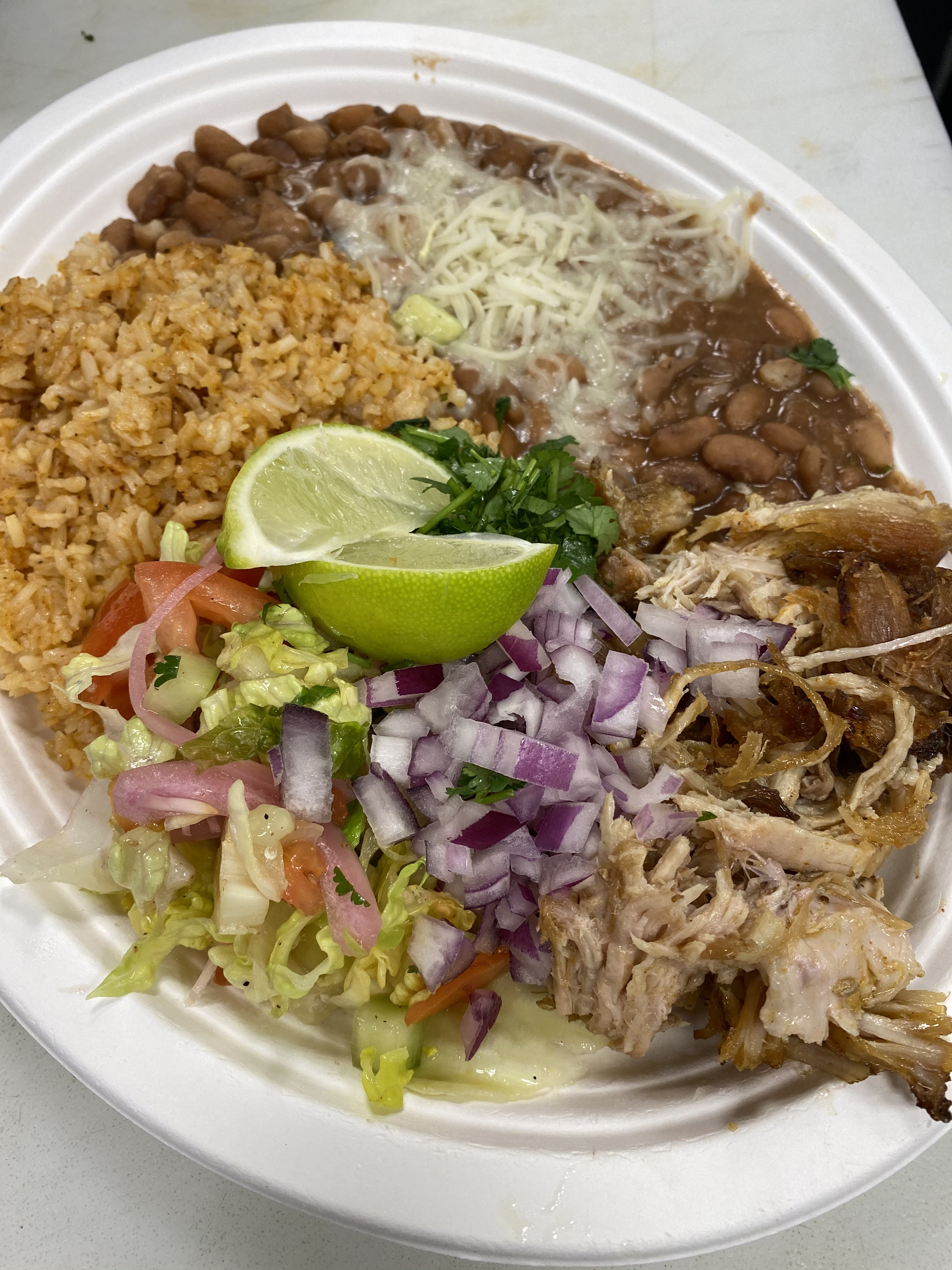 Order Carnitas Plate food online from Tavo Cocina store, Irvine on bringmethat.com
