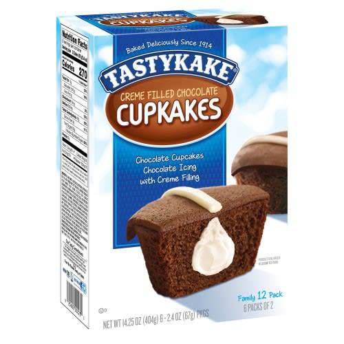 Order Tastykake · Family Pack Creme Filled Chocolate Cupcakes (6 x 2.4 oz) food online from Safeway store, Rehoboth Beach on bringmethat.com