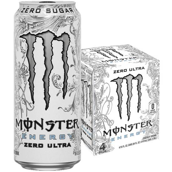 Order Monster Zero Ultra 4 Pack 16oz food online from Casey store, Barling on bringmethat.com