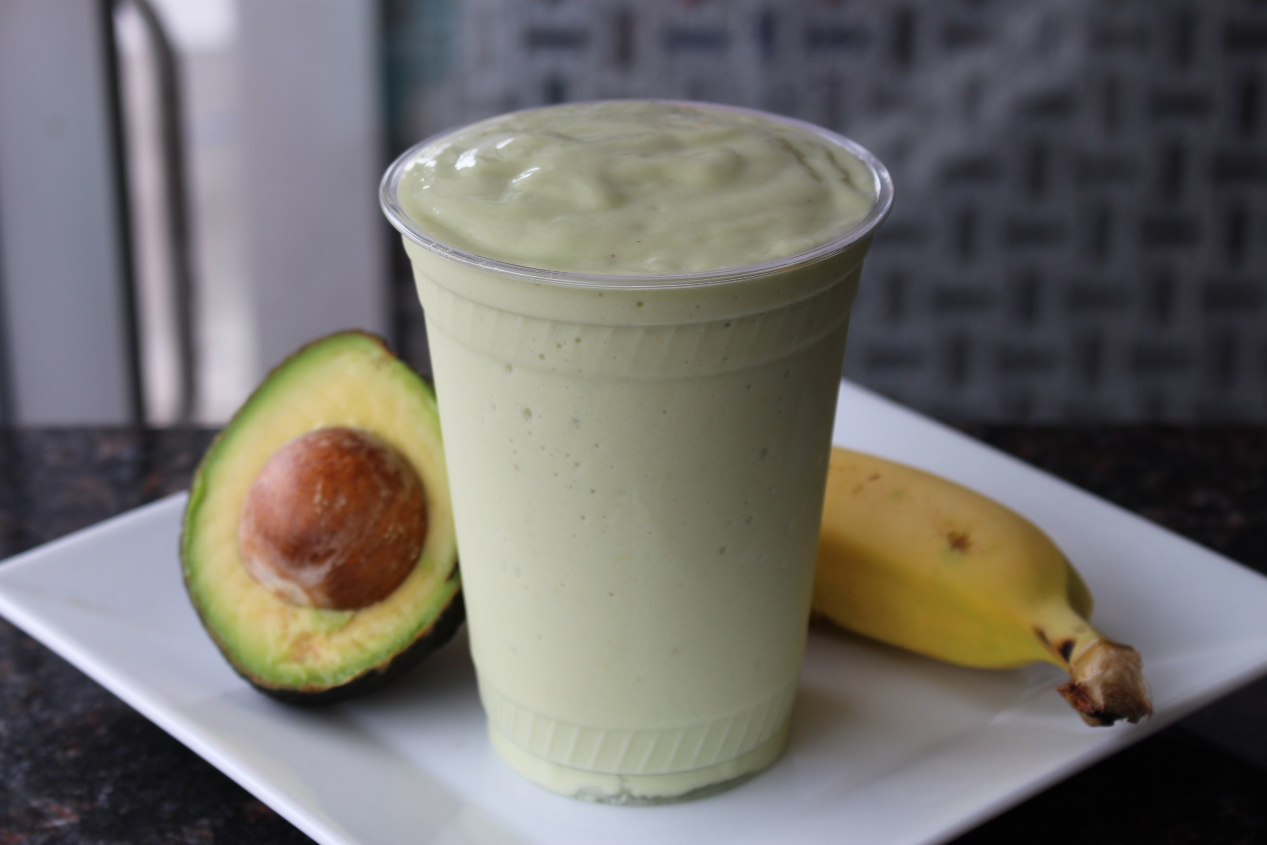 Order Avocado Banana Smoothie food online from The Deli King store, San Francisco on bringmethat.com