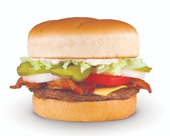 Order Bacon Cheeseburger food online from A&W Restaurants store, Oshkosh on bringmethat.com