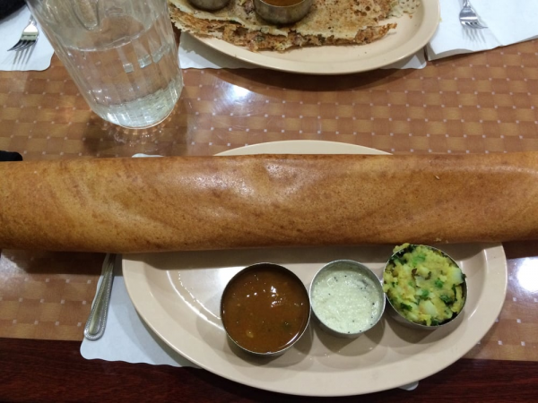 Order 7. Butter Paper Masala Dosa food online from Sapthagiri store, Jersey City on bringmethat.com