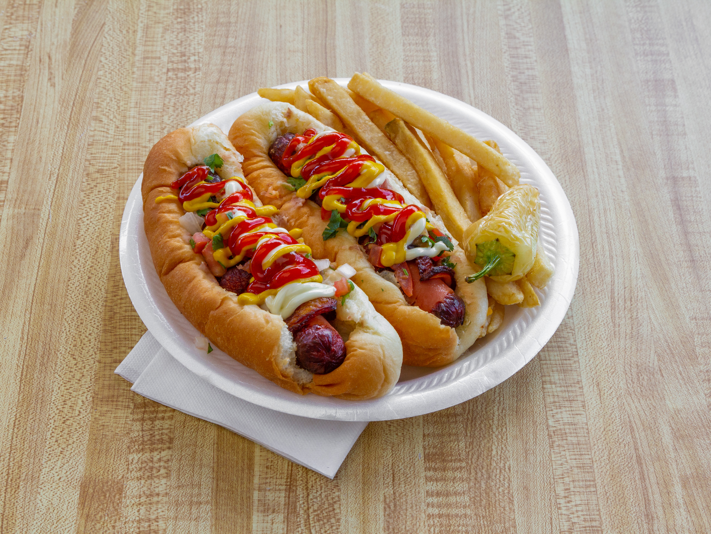 Order Sonoran Hot Dog Combo Special food online from Los Betos store, Tucson on bringmethat.com