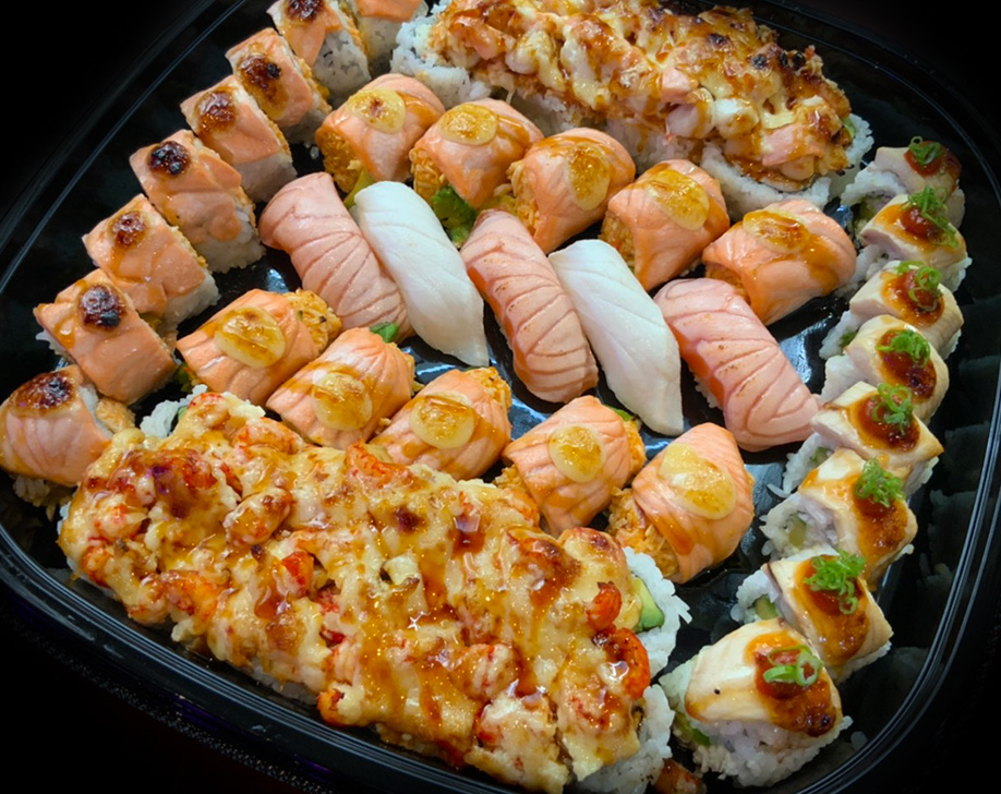 Order Let’s Get Baked Platter food online from Sushi Damu store, Tustin on bringmethat.com