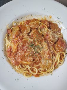 Order Spaghetti & Sausage food online from Ny Pizza Pasta store, Bedford on bringmethat.com