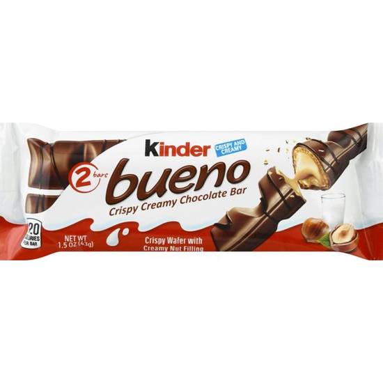 Order Kinder Bueno Chocolate And Hazelnut Cream Bar, Great For Halloween food online from Pepack Sunoco store, Peapack on bringmethat.com