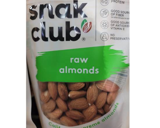 Order Snack club Raw almonds  food online from Hub Market & Deli store, San Diego on bringmethat.com