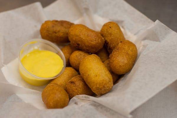 Order Mini Corn Dogs food online from Rooster Bbq Deli store, Saint Paul on bringmethat.com