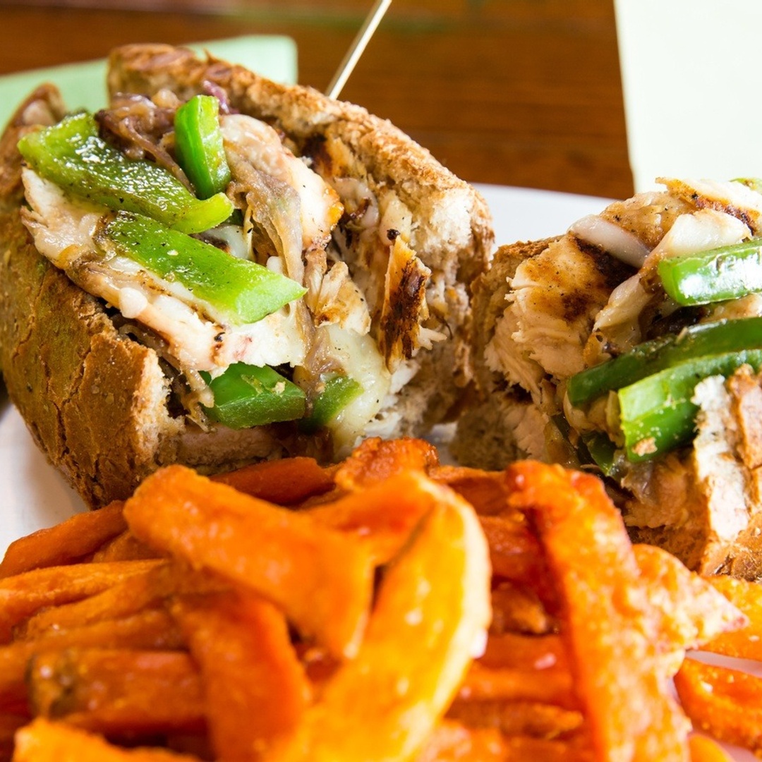 Order Chicken Cheese Steak food online from Greens and Proteins store, Las Vegas on bringmethat.com