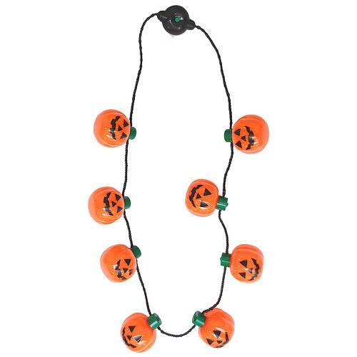 Order Festive Voice Jumbo Flashing Necklace with Pumpkins - 1.0 ea food online from Walgreens store, Flatwoods on bringmethat.com