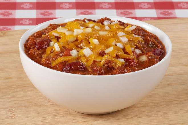 Order Bowl of Chili food online from Portillo’S Hot Dogs store, Tempe on bringmethat.com