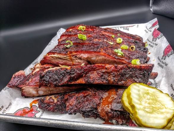 Order Whole Pork Spare Ribs food online from Rollin Smoke Bbq store, Las Vegas on bringmethat.com
