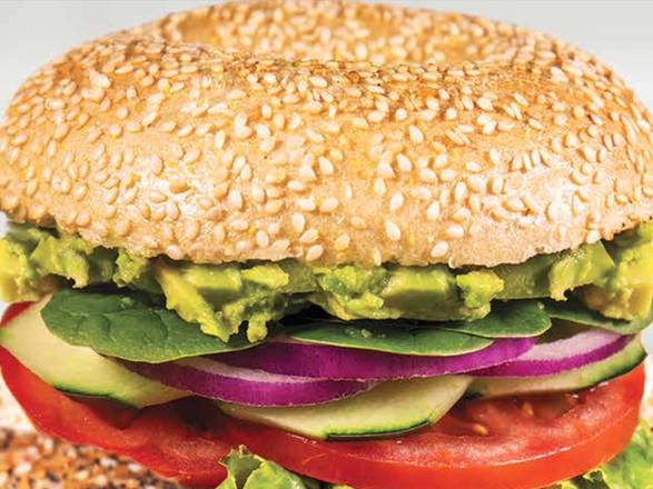 Order Avocado Veg Out food online from Manhattan Bagel store, Wall on bringmethat.com