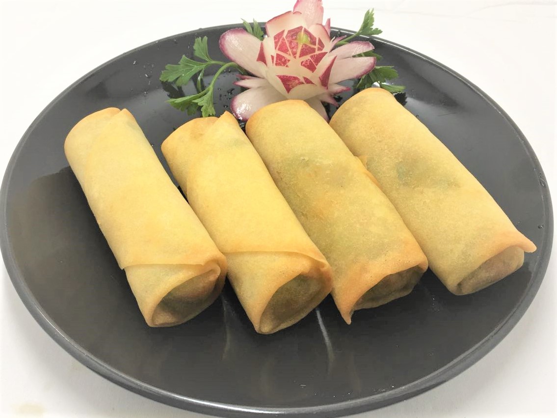 Order A1.  Crunch Chicken Egg Rolls food online from Asian Kitchen store, Modesto on bringmethat.com