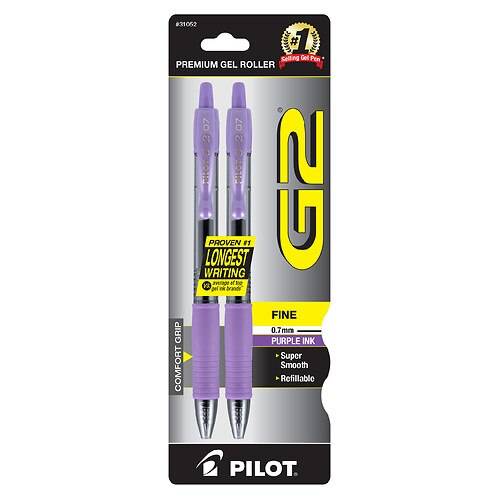 Order G2 Premium Retractable Fine Point Gel Ink Rolling Ball Pens - 2.0 Ea food online from Walgreens store, Frankfort on bringmethat.com