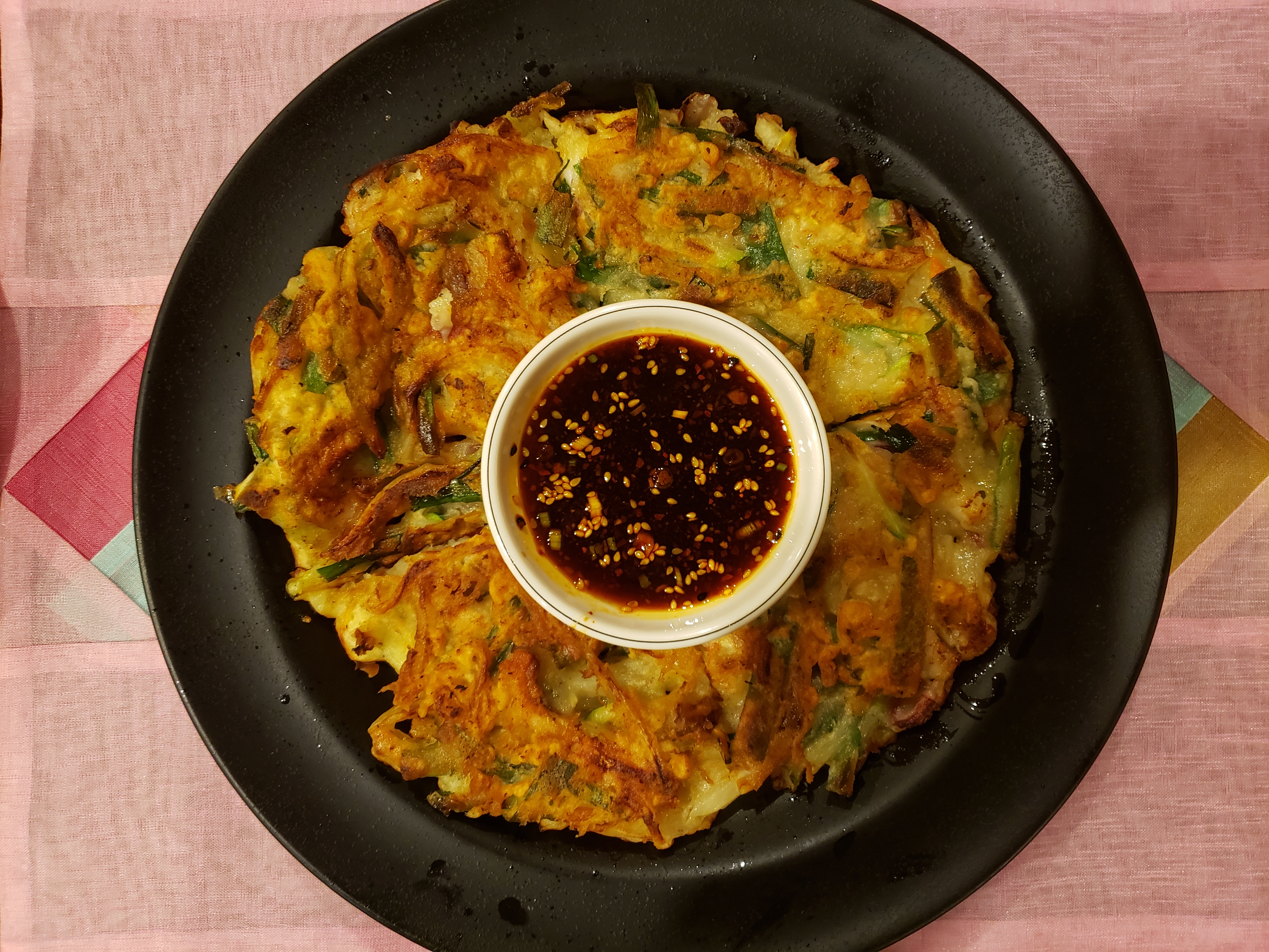 Order A10. Haemul-Pajeon food online from Gohyang Korean Restaurant store, Hadley on bringmethat.com