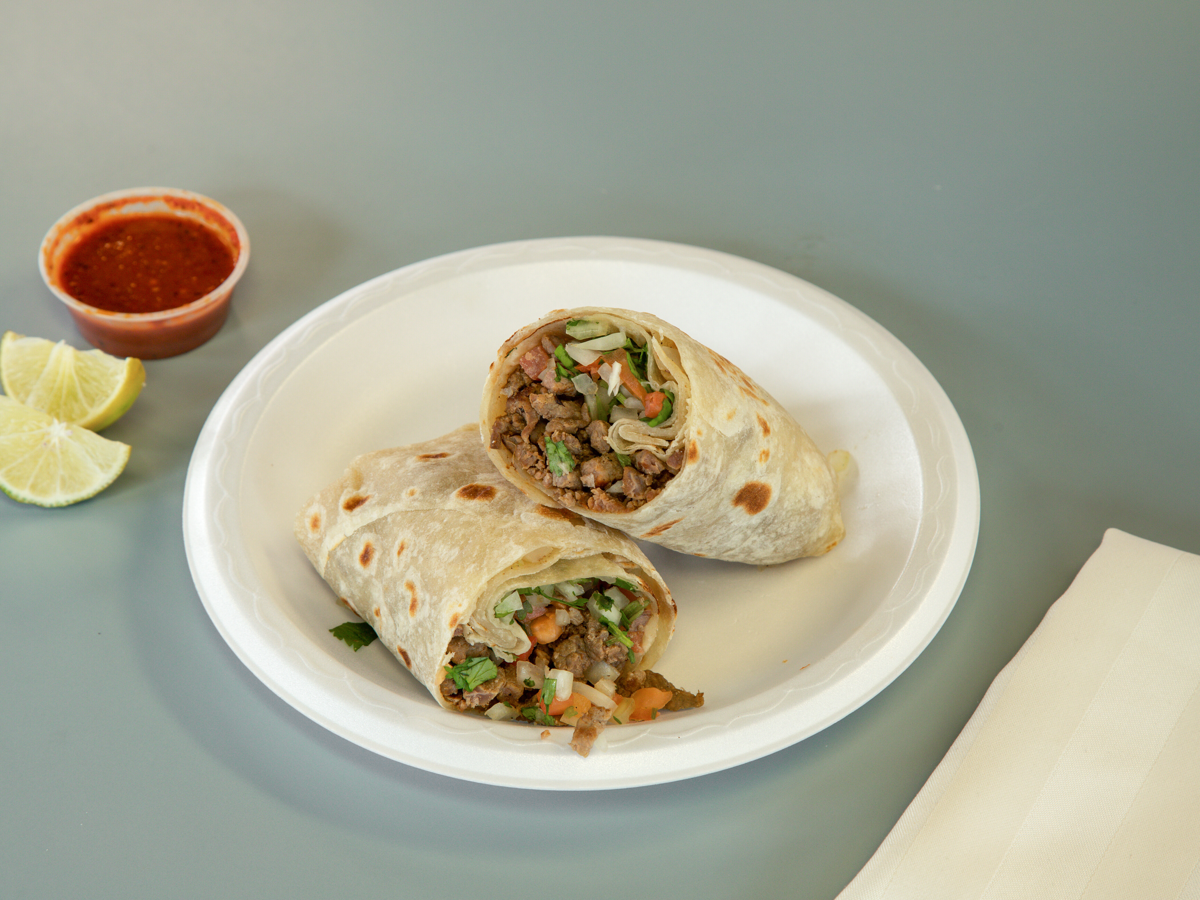 Order Carne Asada Burrito food online from Aldertos Fresh Mexican Food store, Reno on bringmethat.com