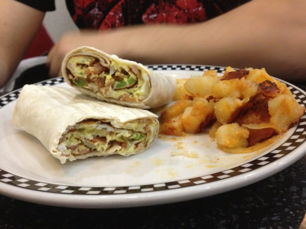 Order Breakfast Burrito food online from 57's all american grill store, Flushing on bringmethat.com