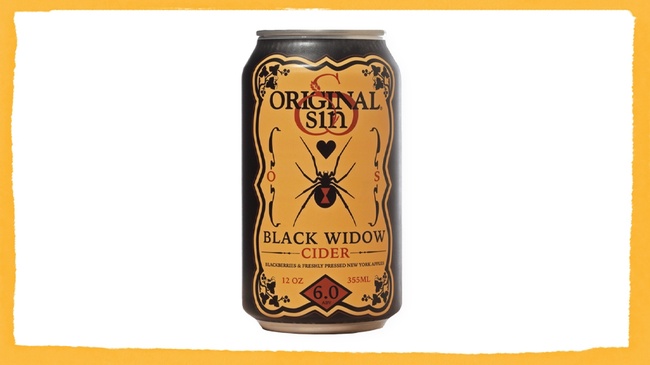 Order Original Sin Black Widow Cider Can food online from Bareburger  store, New York on bringmethat.com