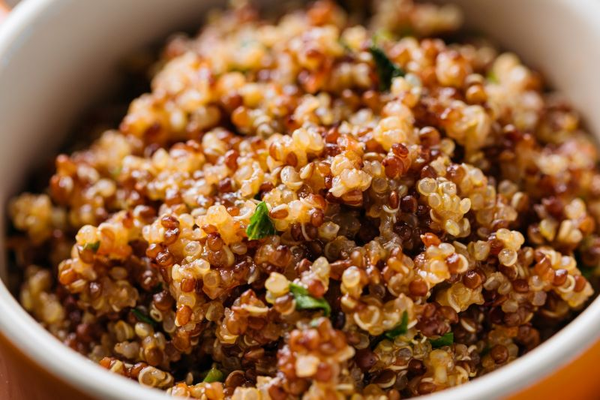 Order Red & White Quinoa Tomato - Large food online from Urban Plates store, La Jolla on bringmethat.com
