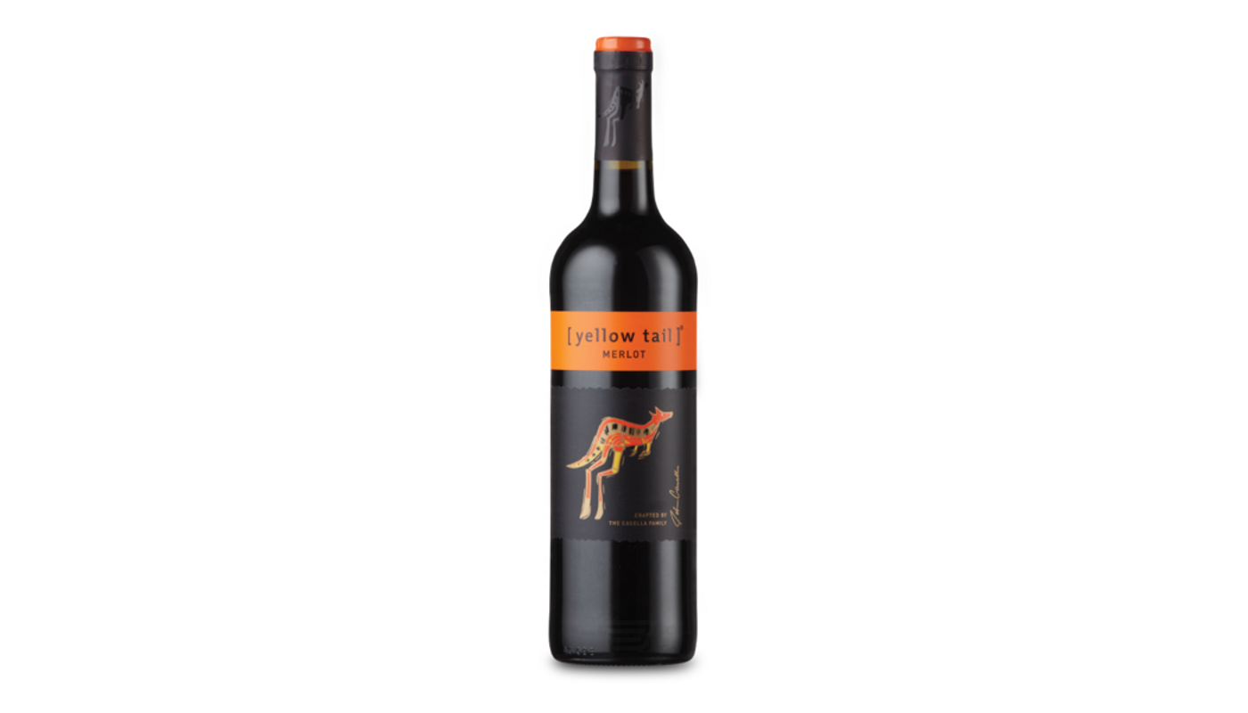 Order Yellow Tail Merlot 750mL food online from Golden Rule Liquor store, West Hollywood on bringmethat.com