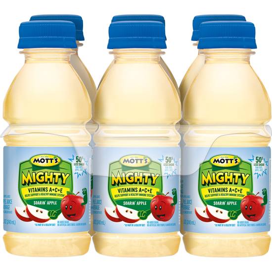 Order Mott's Mighty Soarin' Apple Juice, 8 OZ Bottles, 6 PK food online from Cvs store, LAKEWOOD on bringmethat.com