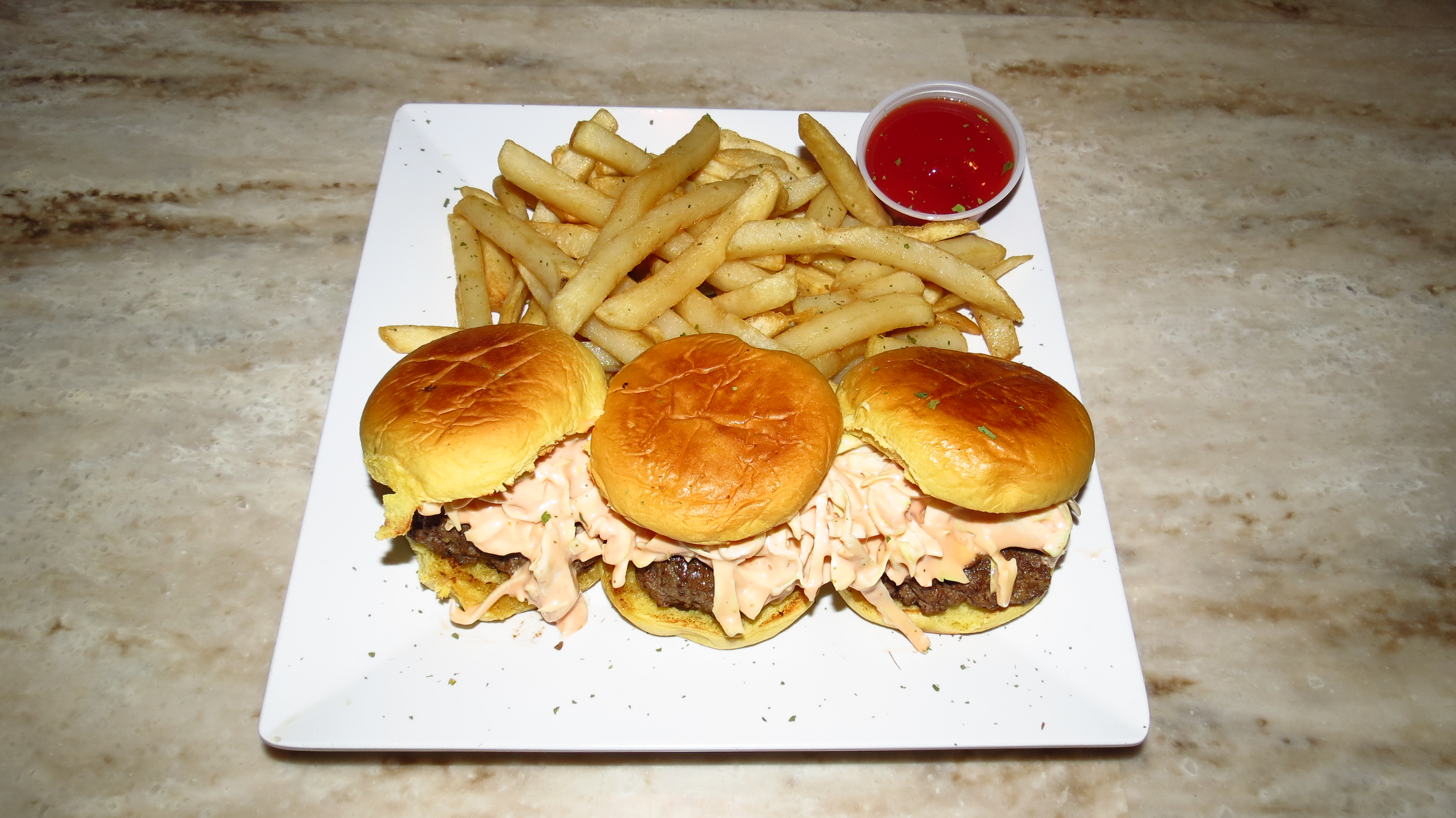 Order Tropix Chimis Burger food online from Tropix Bar & Lounge store, Rego Park on bringmethat.com