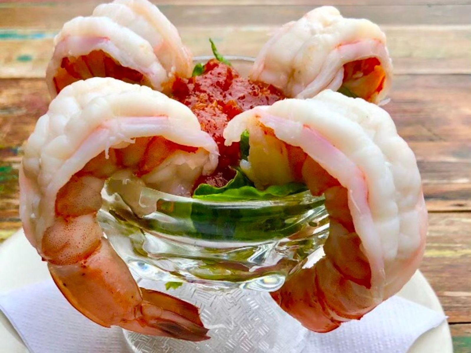 Order Clasic Shrimp Cocktail  food online from Bus stop cafe store, New York on bringmethat.com