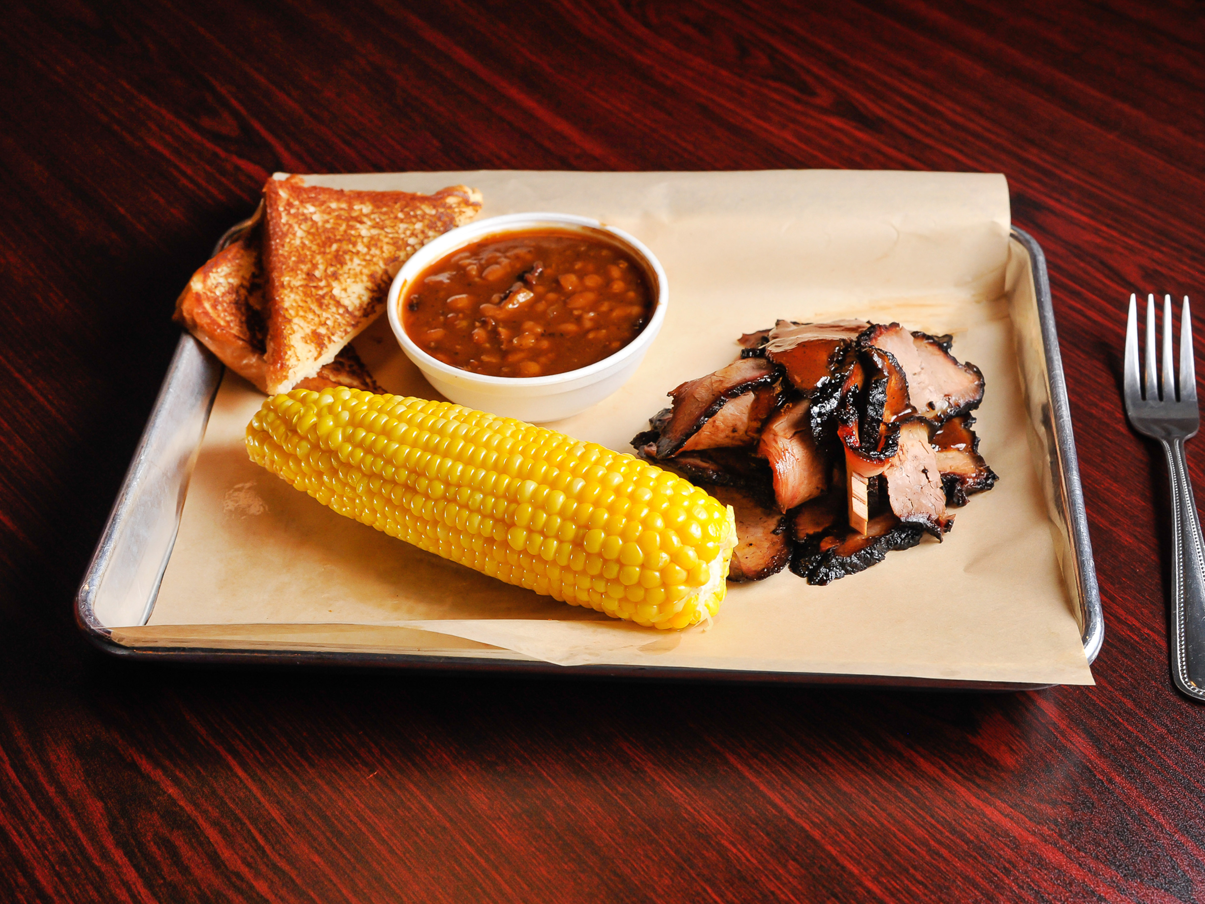Order Beef Brisket Plate food online from The Ohio Hog Company store, Tyrone on bringmethat.com