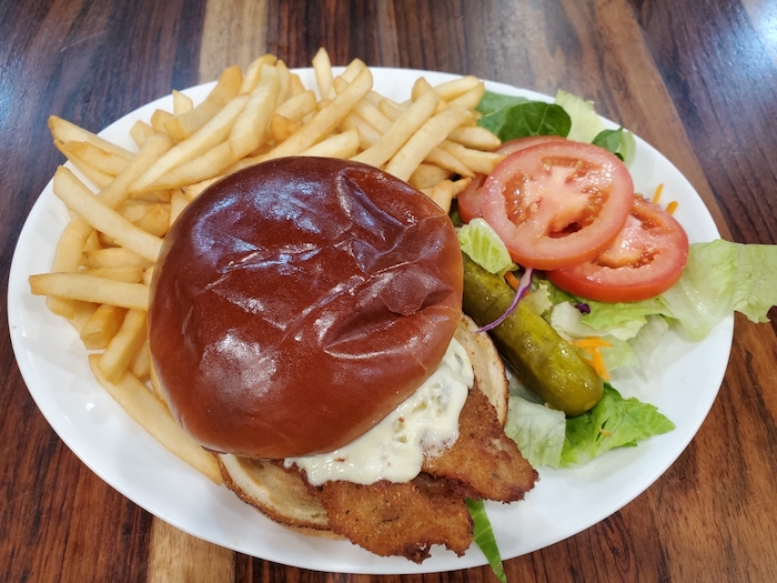 Order Fish Sandwich Deluxe food online from Silver Spoon Diner store, Queens on bringmethat.com