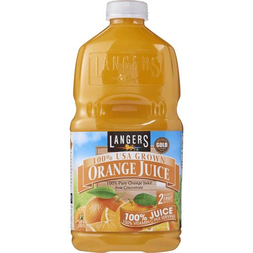 Order Langers Orange Juice (64 OZ) 96939 food online from Bevmo! store, Pasadena on bringmethat.com