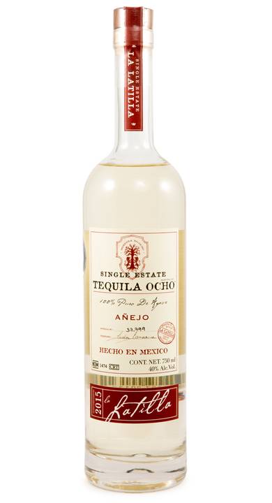 Order Tequila Ocho Anejo 750ml food online from Rocky Liquor store, Claremont on bringmethat.com