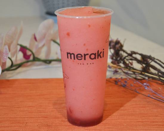 Order Strawberry Slush food online from Meraki Tea Bar store, Seattle on bringmethat.com