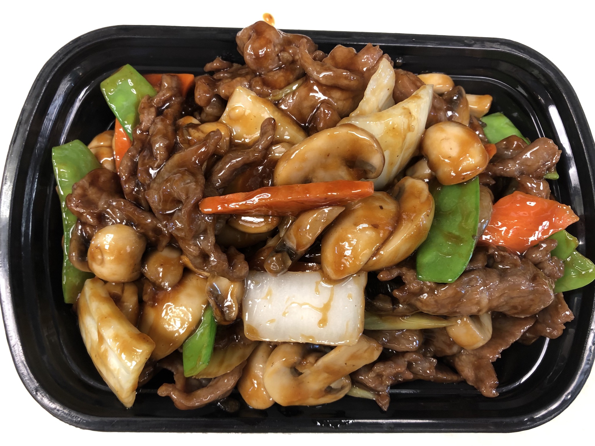 Order 73. Large Beef with Mushrooms 蘑菇牛（大 food online from JJ China store, Morrisville on bringmethat.com