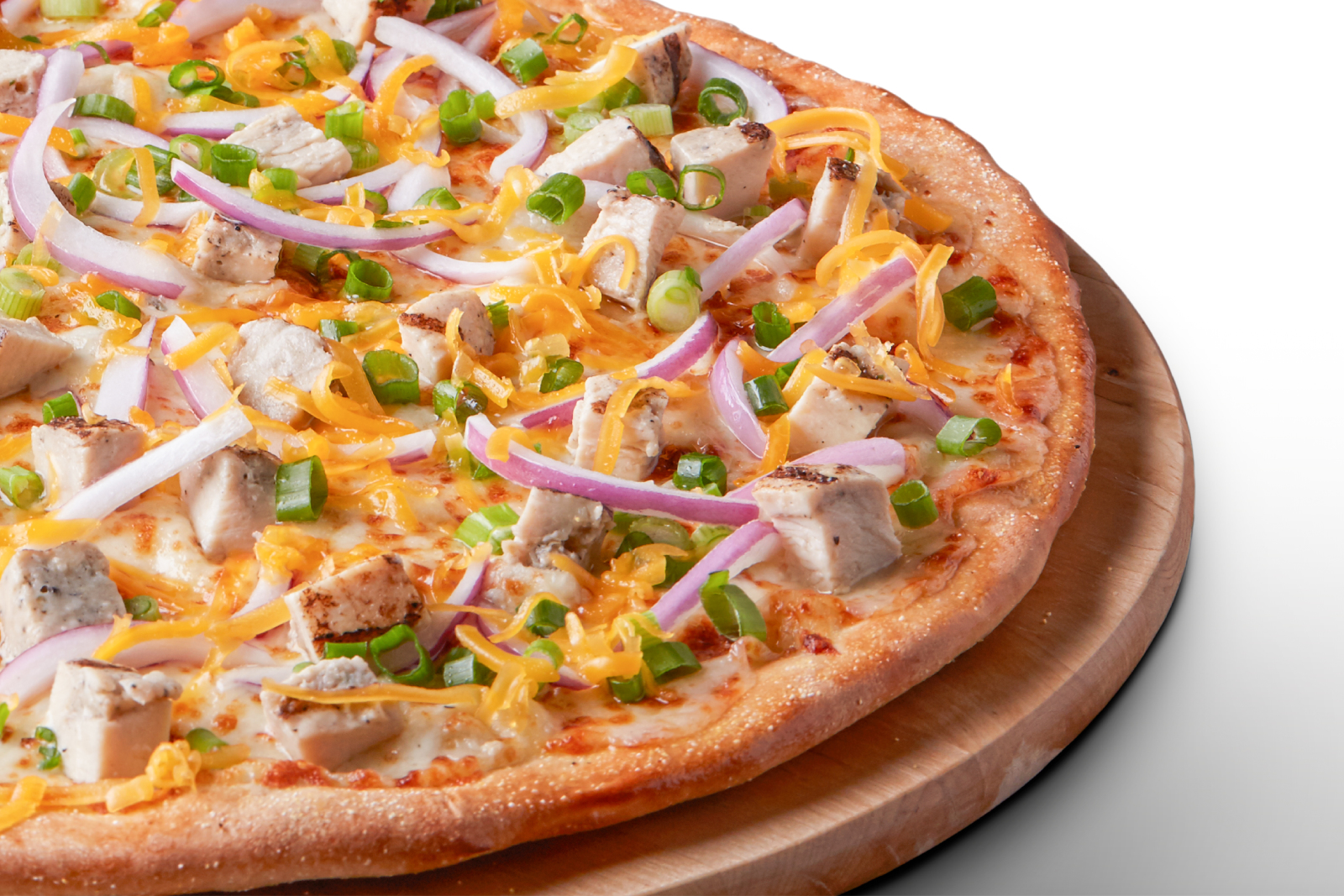 Order California Garlic Chicken Pizza food online from Pizza Guys store, Brentwood on bringmethat.com
