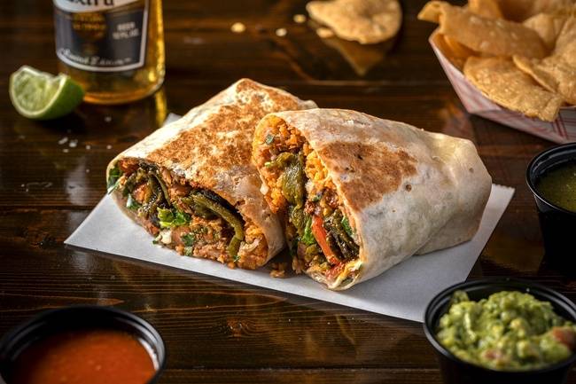 Order Poblano Burrito food online from Flaco's Tacos store, Chicago on bringmethat.com