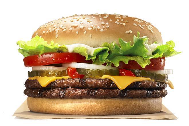 Order Double WHOPPER® with Cheese food online from Burger King store, Michigan City on bringmethat.com