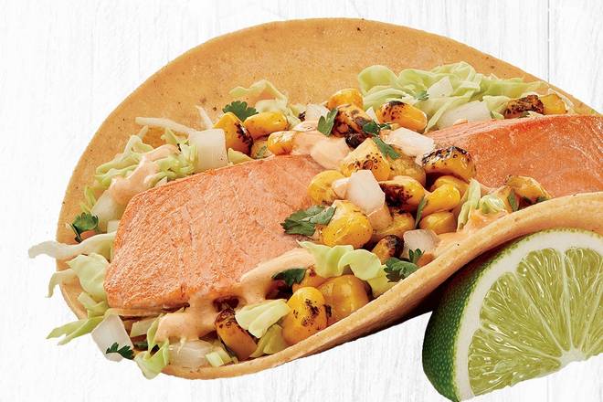 Order Sustainably-Sourced Atlantic Salmon Taco (a la carte) food online from Rubio store, San Clemente on bringmethat.com