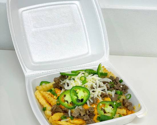 Order Loaded Cheese Fries food online from Los Mangos store, Chicago on bringmethat.com