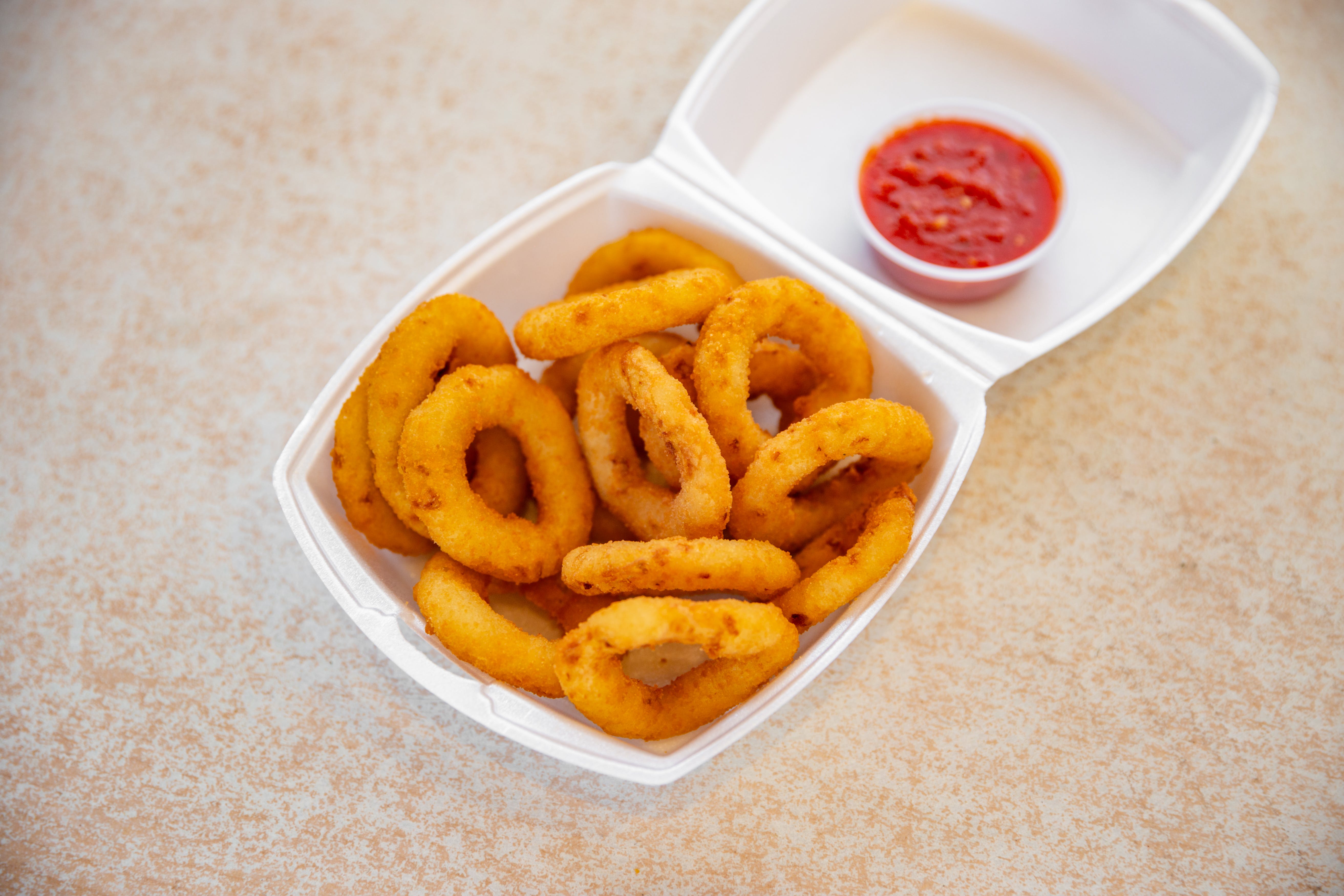 Order Onion Rings - Small food online from Rita Pizza store, Providence on bringmethat.com
