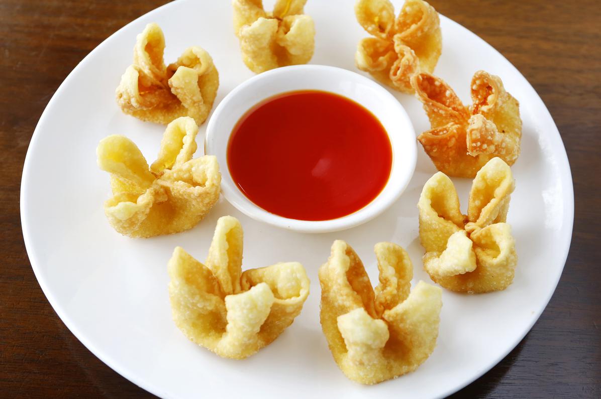 Order A03. Fried Crab Meat Cheese Wontons  food online from Shanghai Garden store, Sacramento on bringmethat.com