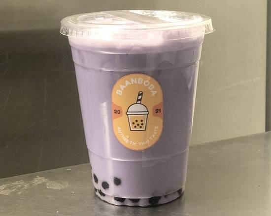 Order Iced Taro Milk  food online from Sirinan’s Thai&Japanese Restaurant store, Wallingford on bringmethat.com