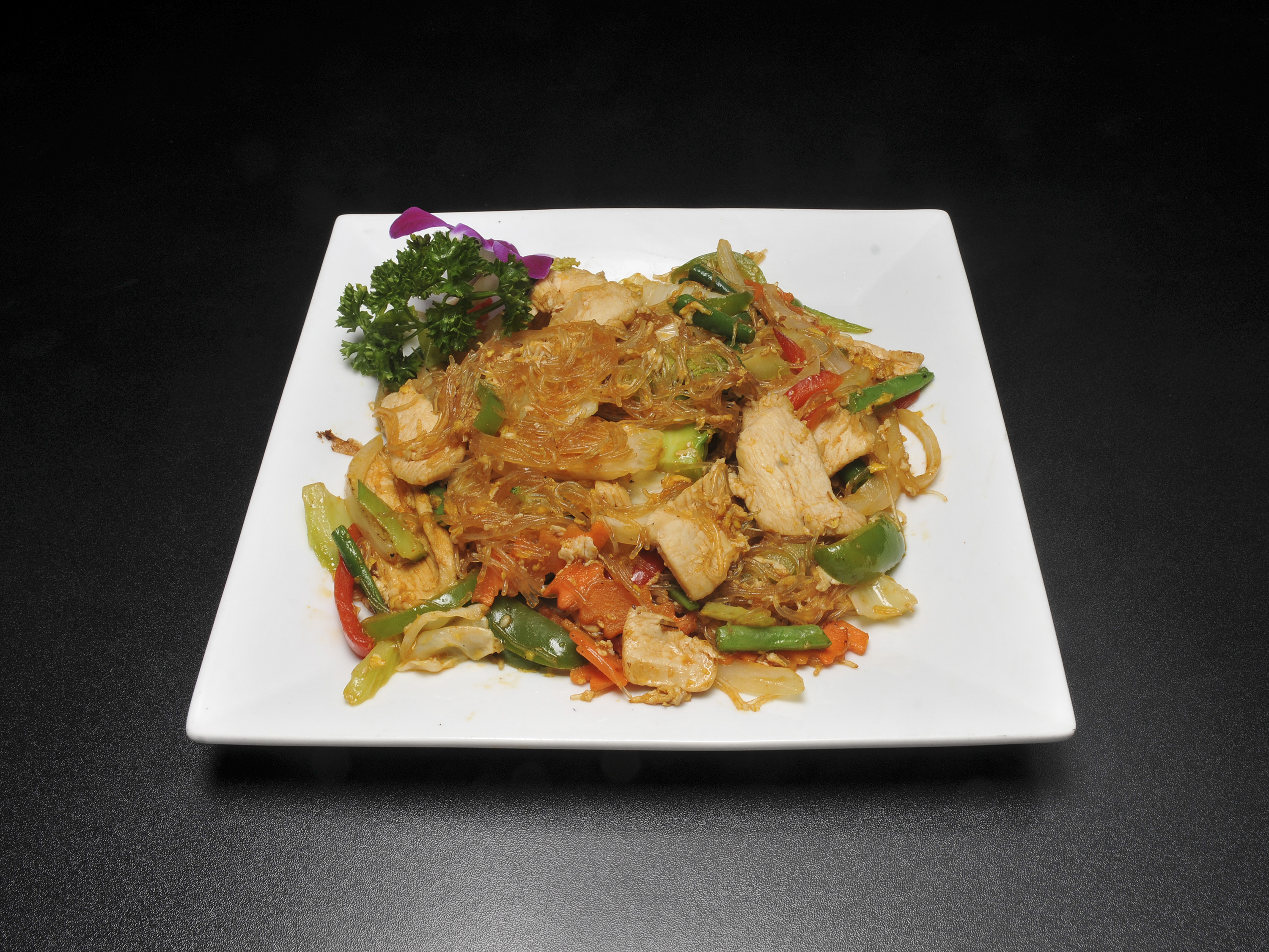 Order N4. Pad Woon Sen Noodles food online from Thai Fusion Cuisine store, Pinehurst on bringmethat.com