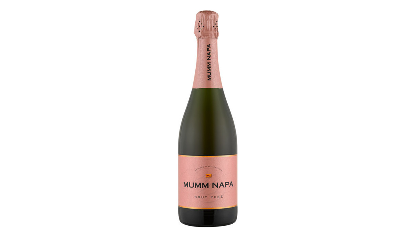 Order Mumm Napa Brut Rose Napa Valley Champagne Blend Sparkling Wine 750mL food online from Liquor Palace store, Burbank on bringmethat.com