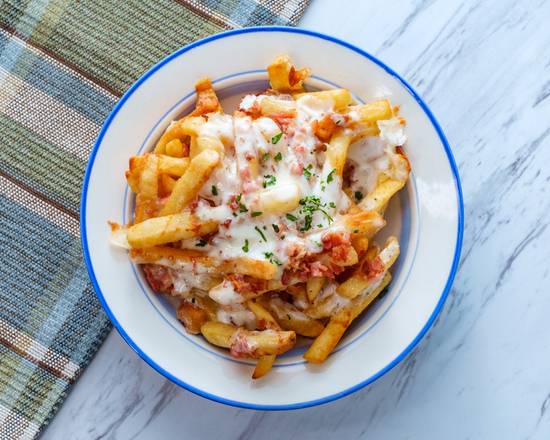 Order Bacon Ranch Cheese Fries food online from Prosperous Fried Chicken store, Penn Township on bringmethat.com