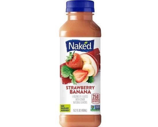 Order Naked Juice Strawberry Banana Smoothie (15.2 oz) food online from Urban Value Corner Store store, Dallas on bringmethat.com