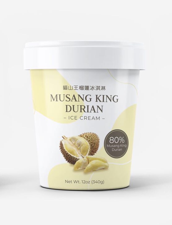 Order Musang King Durian Ice Cream food online from Mango Mango Dessert store, Elmhurst on bringmethat.com