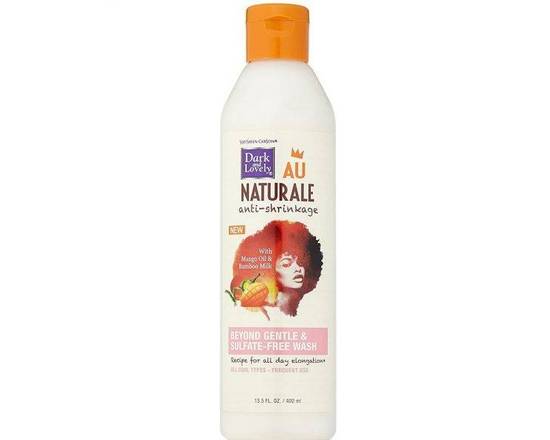Order Dark & Lovely Au Naturale Anti-Shrinkage Beyond Gentle & Sulfate Free Wash 13.5fl oz food online from iDa Beauty Supply Store store, Middletown on bringmethat.com