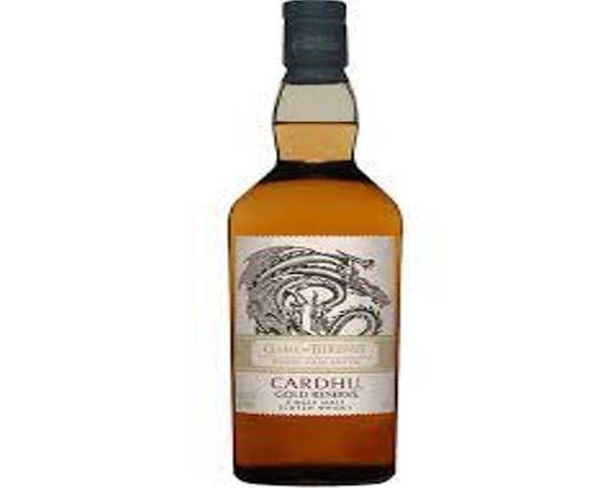 Order GAME OF THRONES CARDHU GOLD RESERVE 750ML 40% food online from Pacific Liquor Market store, Bell Gardens on bringmethat.com